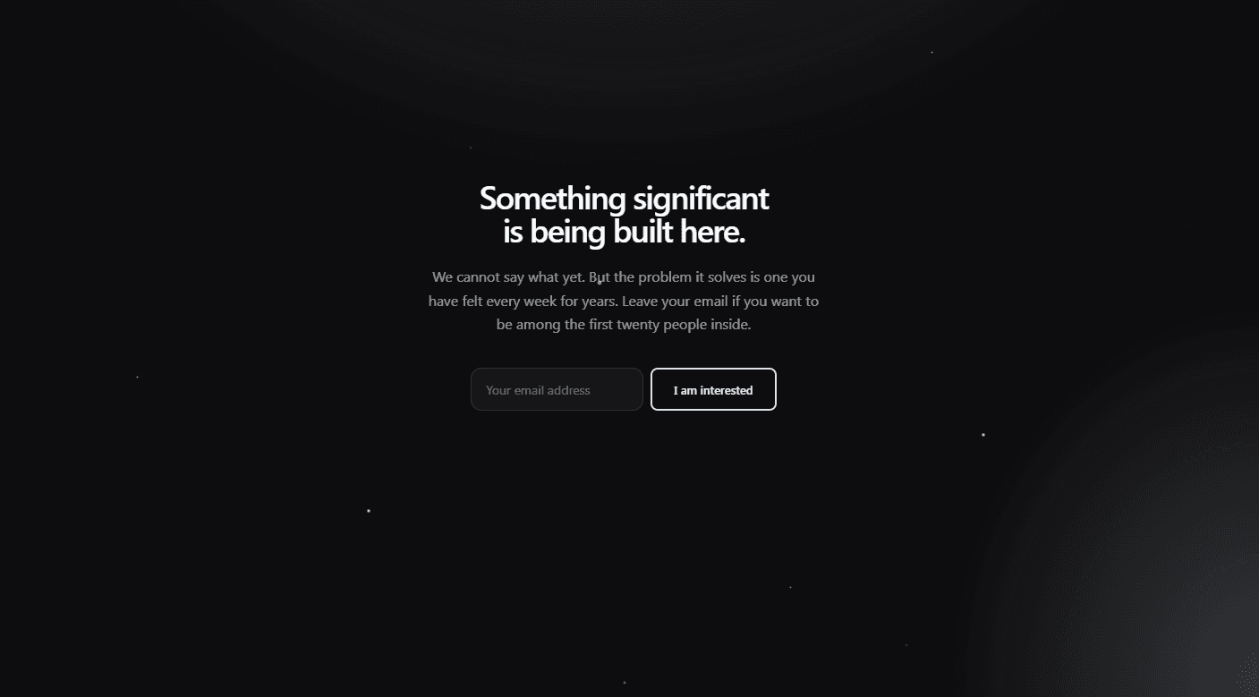 Coming Soon Waitlist launch page preview